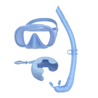 Viare Snorkel Set - Breeze Blue