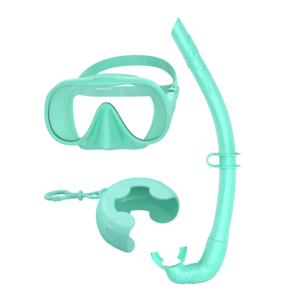 Viare Snorkel Set - Lagoon Teal
