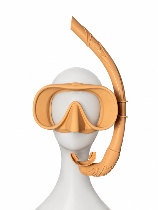 Viare Snorkel Set - Sandy Beige