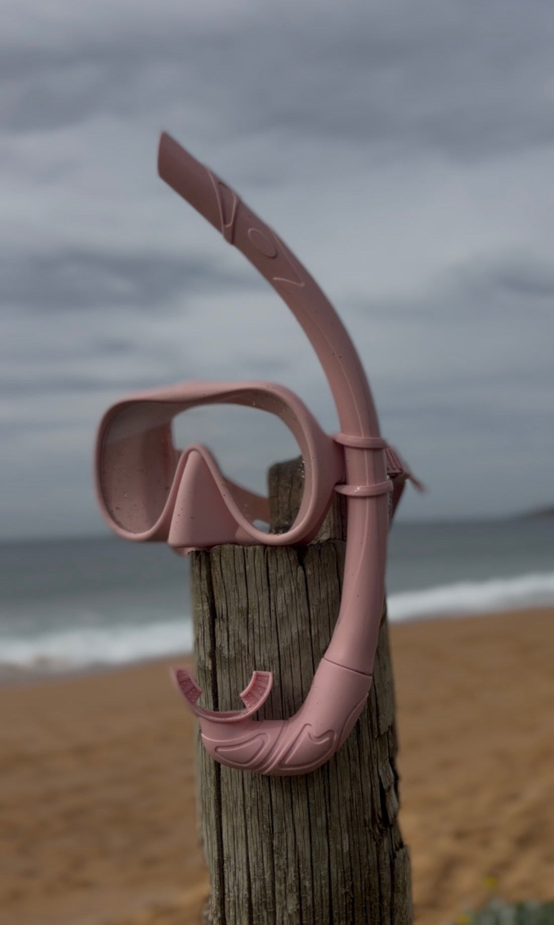 Viare Snorkel Set - Seashell Pink