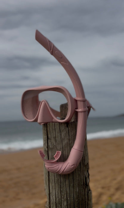 Viare Snorkel Set - Seashell Pink