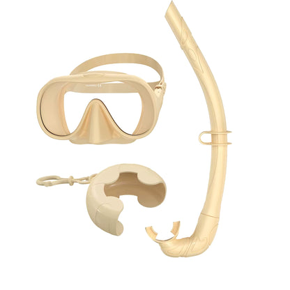 Viare Snorkel Set - Sandy Beige