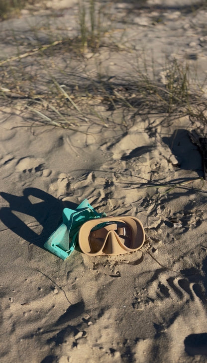 Viare Snorkel Set - Sandy Beige