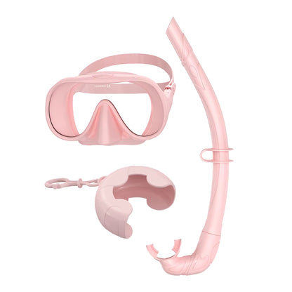 Viare Snorkel Set - Seashell Pink