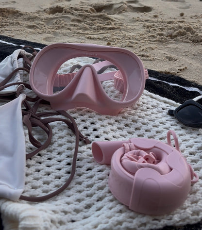 Viare Snorkel Set - Seashell Pink
